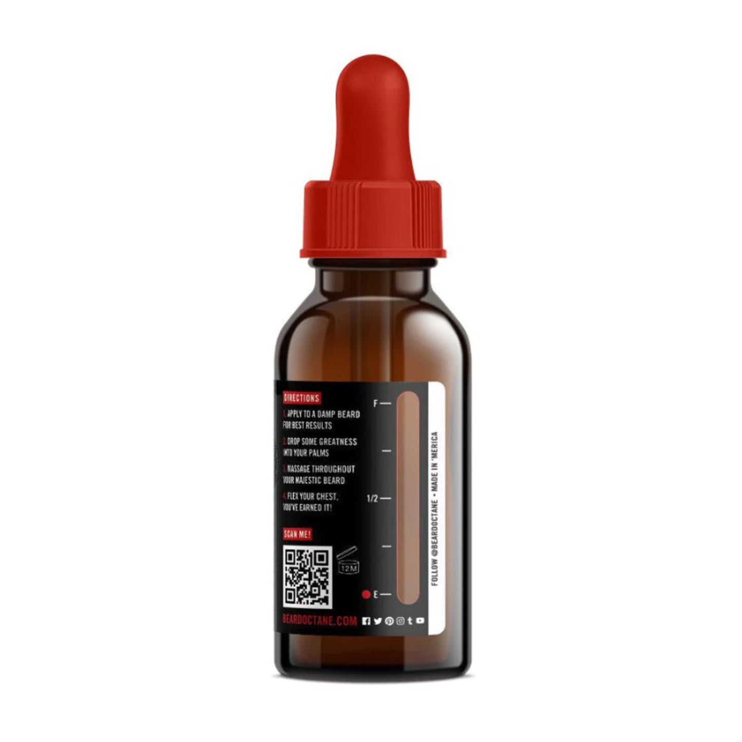 BEARD OCTANE - Neutral Beard Oil Unscented 30 ml