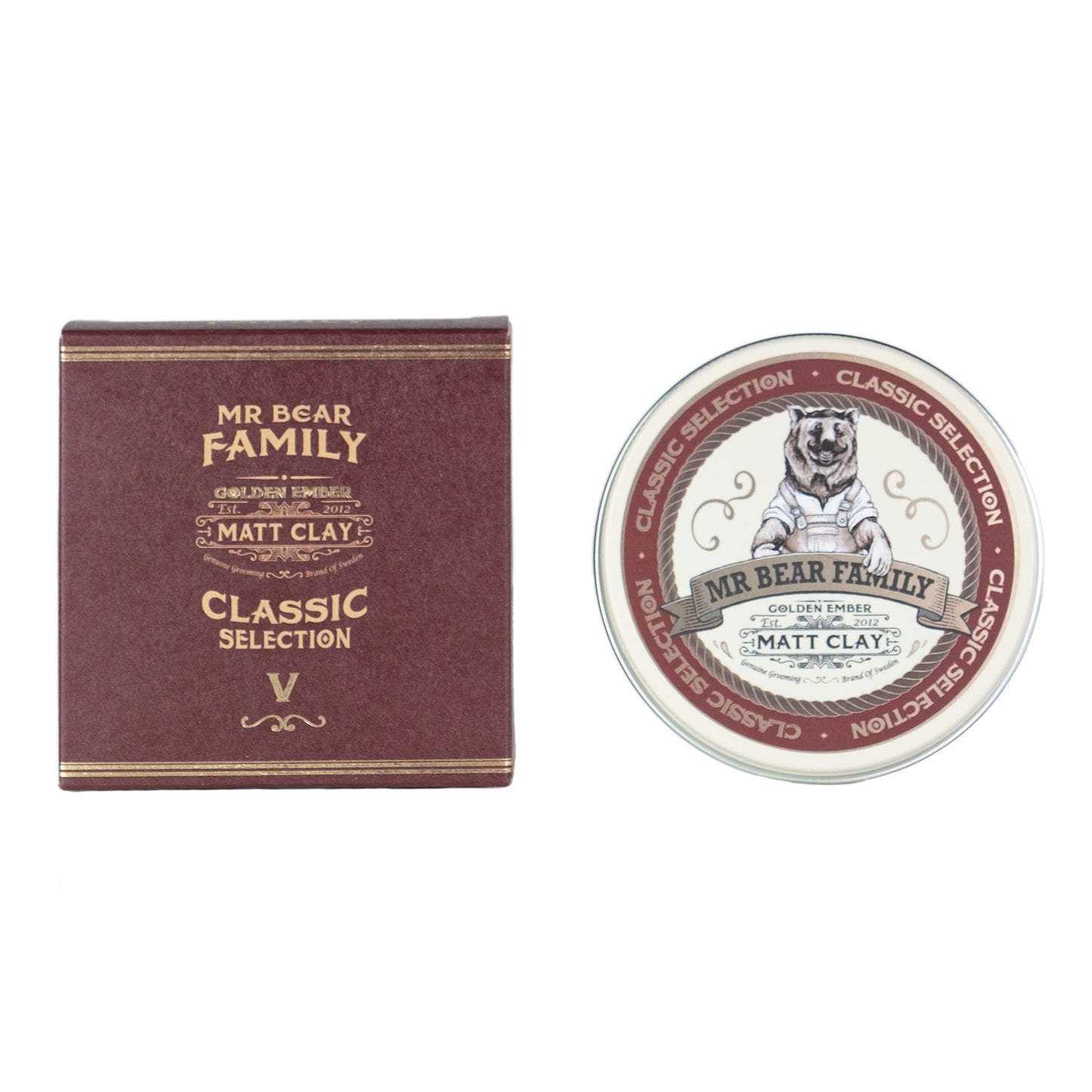 Mr. Bear Family - Pomade Matt Clay Golden Ember